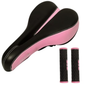 Selim MTB GTS 211 Vazado Com Carrinho e Manopla