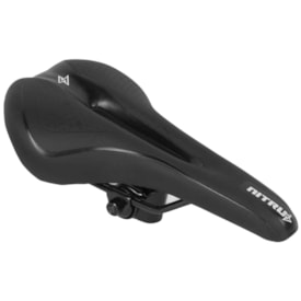 Selim MTB Nitrus Fast Couro Vazado Preto