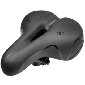 Selim MTB Sava Vazado 2 Mola Gel Preto