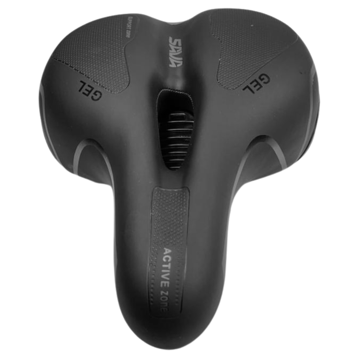 Selim MTB Sava Vazado 2 Mola Gel Preto