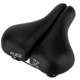 Selim Passeio Kalf Bipartido Flex Preto Com Molas