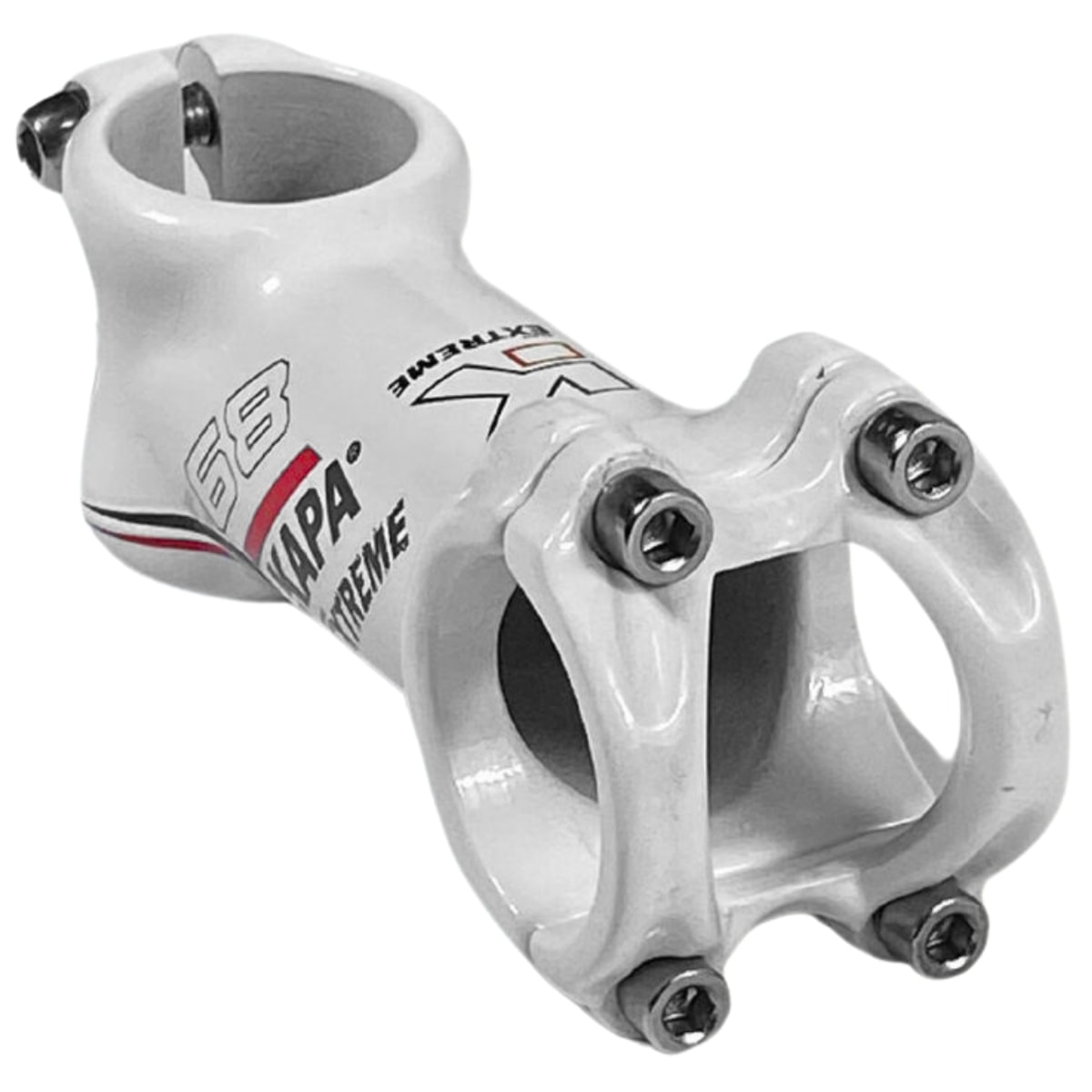 Suporte Mesa de Guidão MTB Kapa Extreme Alumínio Ahead Set 90mm X 28,6mm Branco