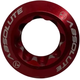 Tampa Pedivela Hollowtech Absolute M20 Alumínio Vermelho