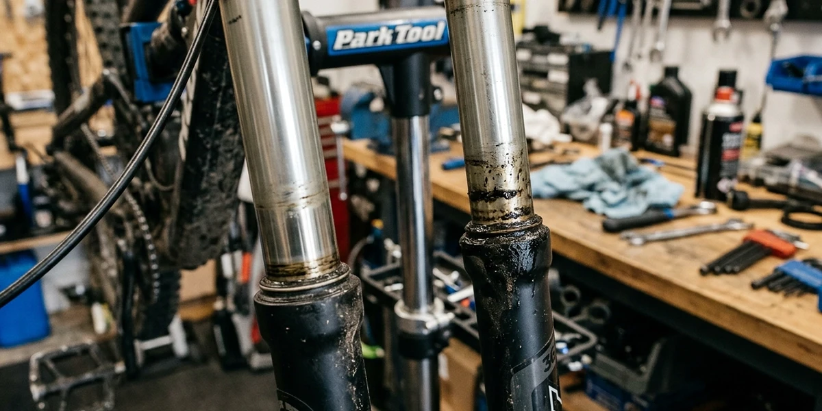 Vazamento de óleo nas hastes da suspensão e retentores - Loja na Pista